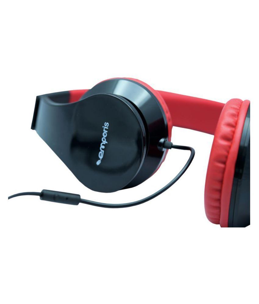 Emporis Raga Blast Black Over Ear Wired With Mic Headphones/Earphones - Buy Emporis Raga Blast 