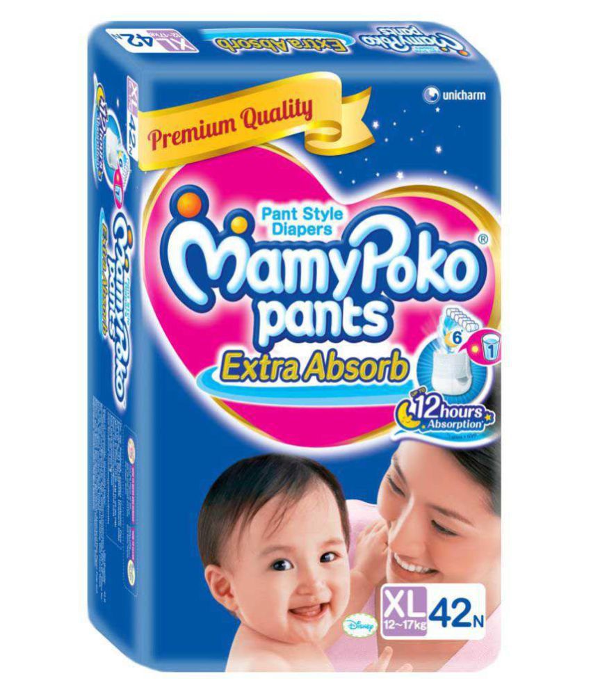 Mamy Poko Pants Extra Large Diapers - 42 Pieces: Buy Mamy Poko Pants ...