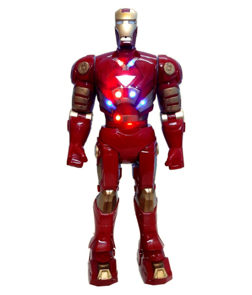 Wish Kart 20 inches Iron  Man  Remote  Control  Robot Toy 