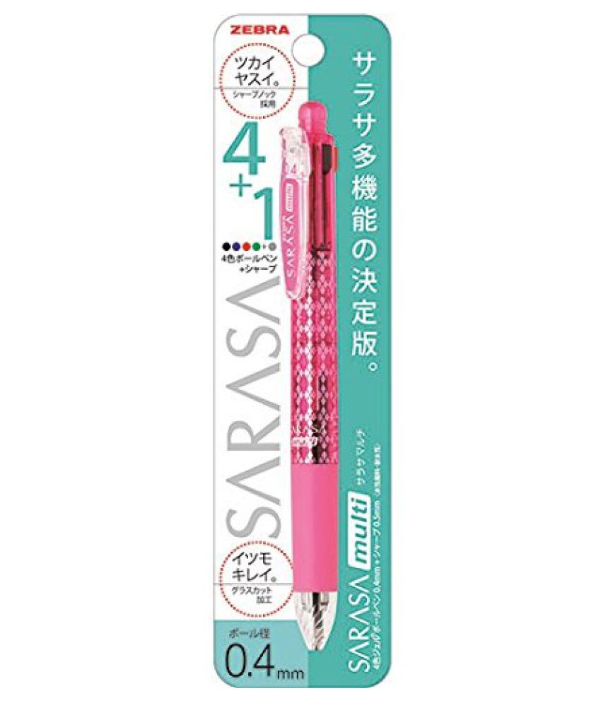 Multi Pen Zebra Multi-Function Pen Sarasa Multi 0.4 4 + 1 P