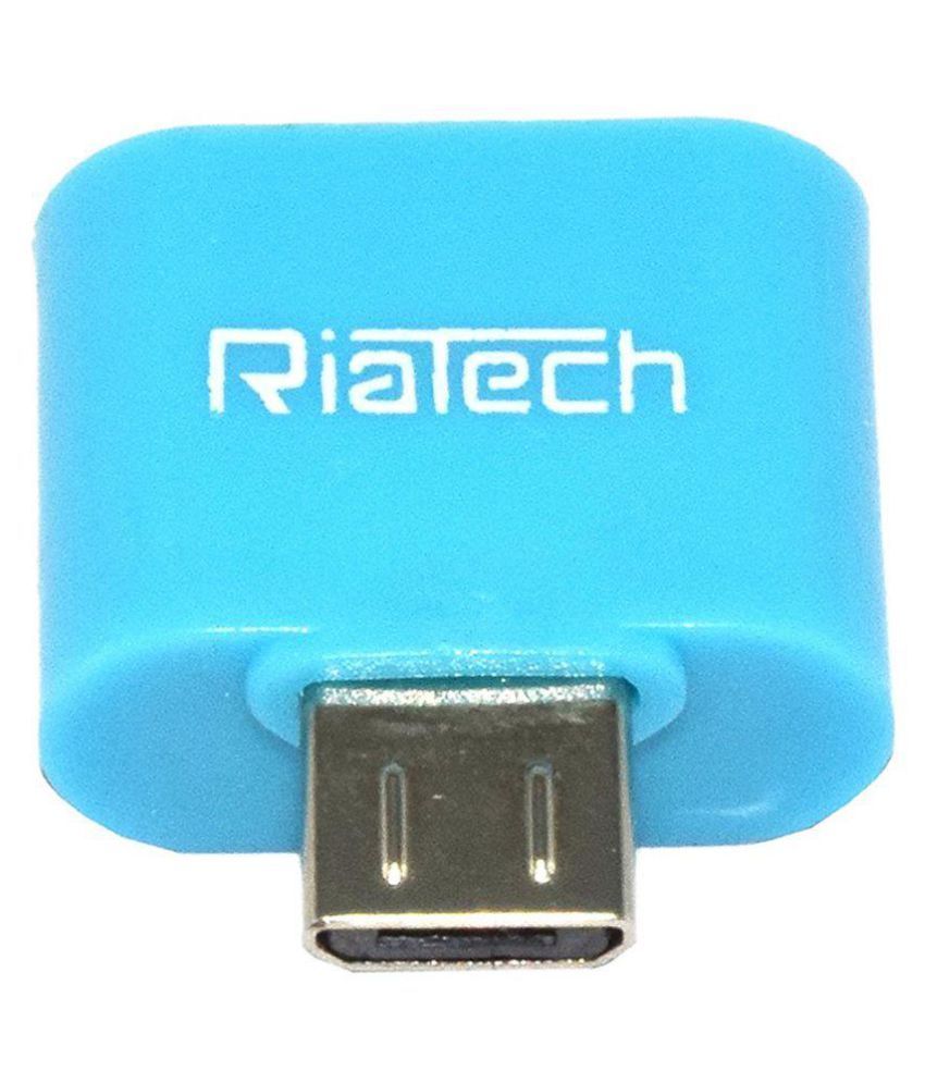 RiaTech Square OTG Adapter Micro USB OTG to USB 2.0 Adapter Buy RiaTech Square OTG Adapter