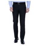 Black Coffee Black Regular Flat Trousers