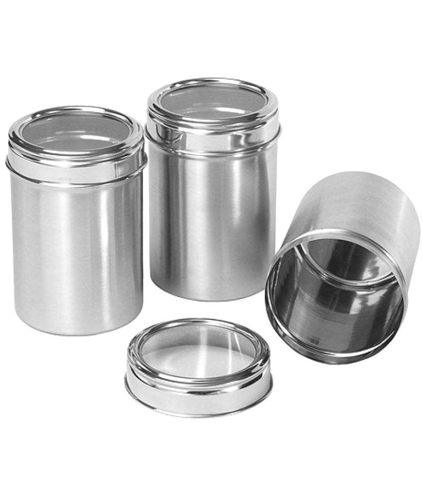     			Dynore Steel Food Container Set of 3