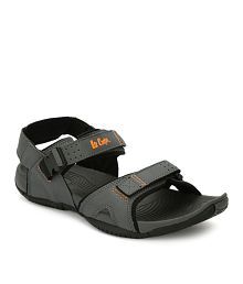 lee cooper men's leather sandals and floaters