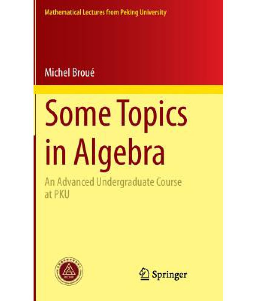 Some Topics In Algebra Buy Some Topics In Algebra Online At Low Price
