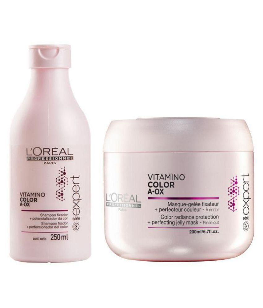 Loreal Vitamino Color Aox Shampoo Stations 450 Ml 0 Ml Masque 250 Ml Shampoo Buy Loreal Vitamino Color Aox Shampoo Stations 450 Ml 0 Ml Masque 250 Ml Shampoo At Best Prices In India Snapdeal