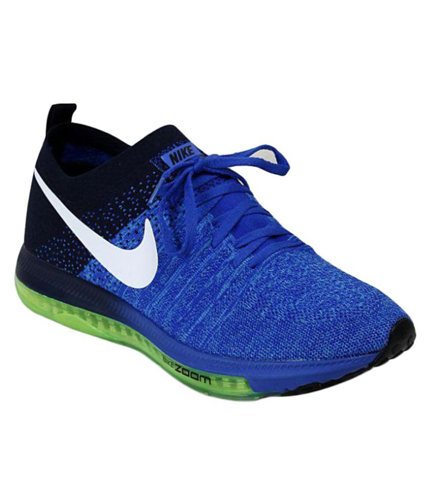 nike shoes running blue
