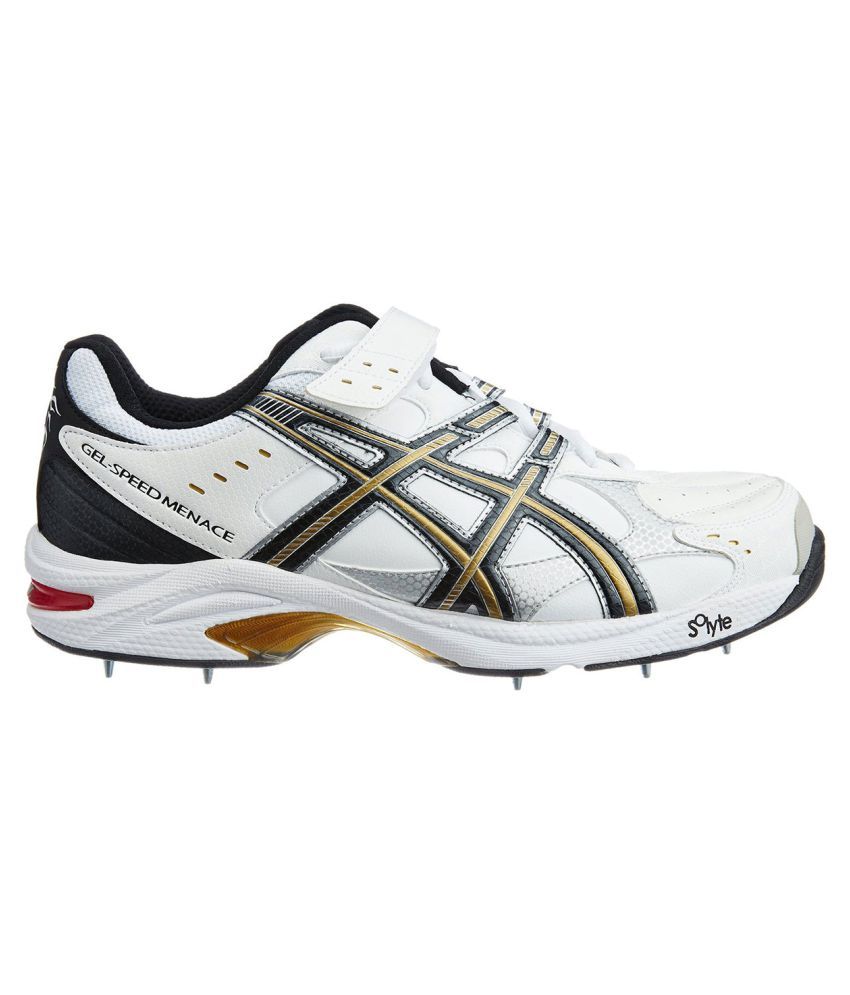 white asics menace