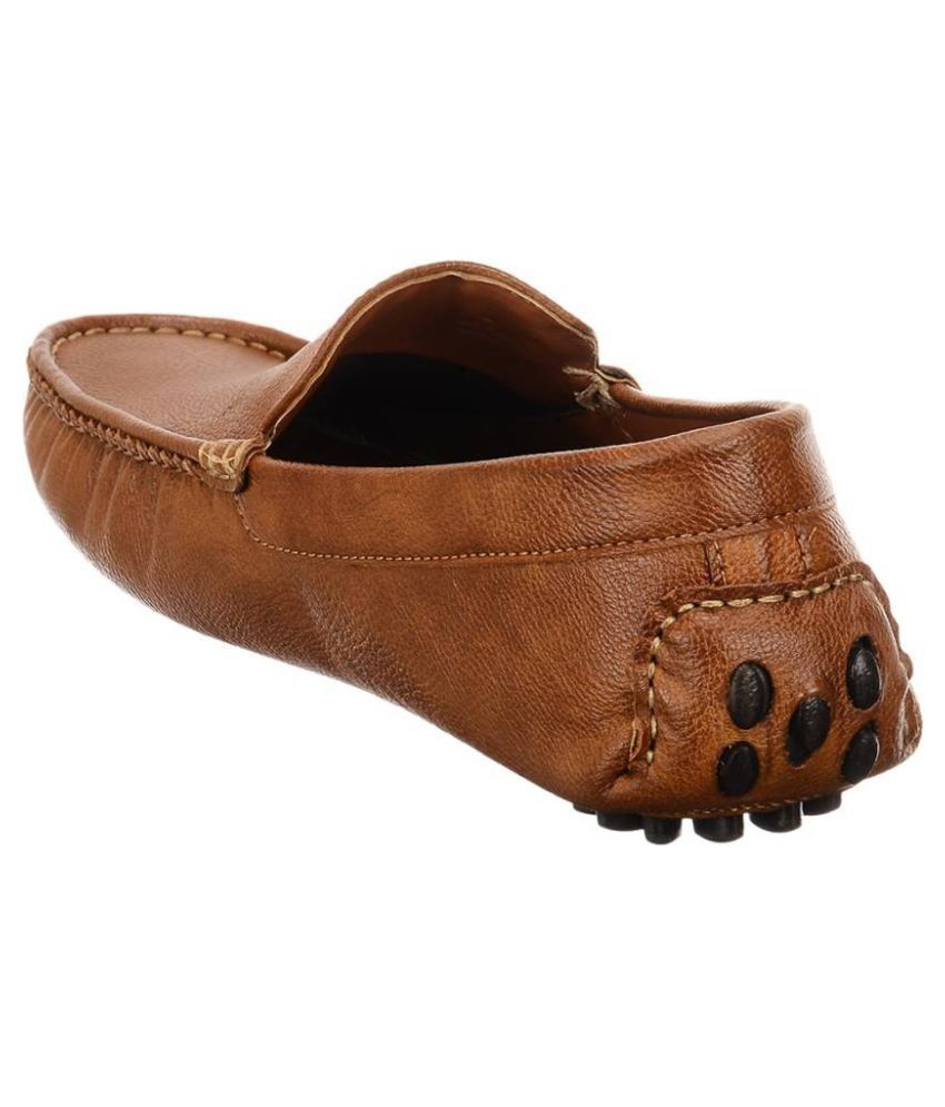 lee fox tan loafers