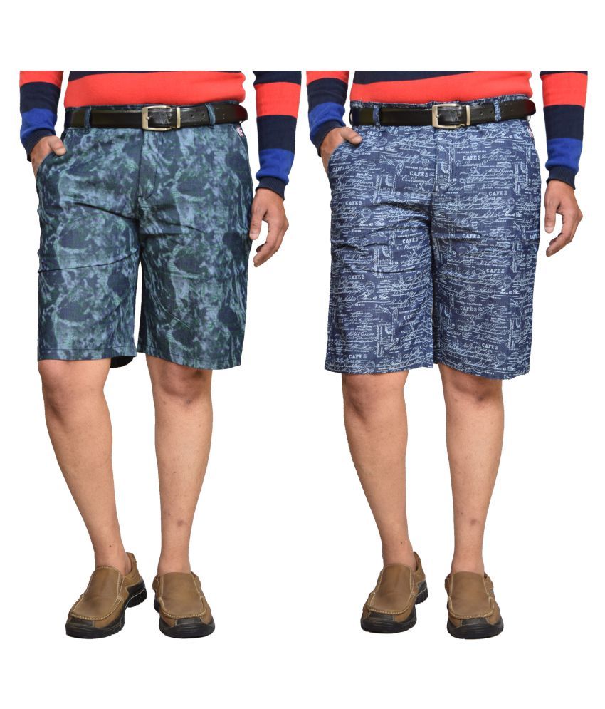     			British Terminal Multi Shorts Pack of 2