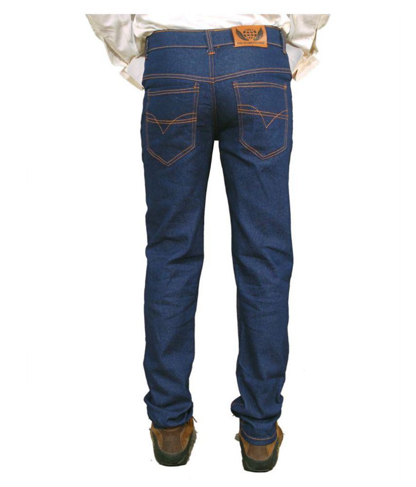 American Gangsta Blue Regular Fit Jeans - Buy American Gangsta Blue ...