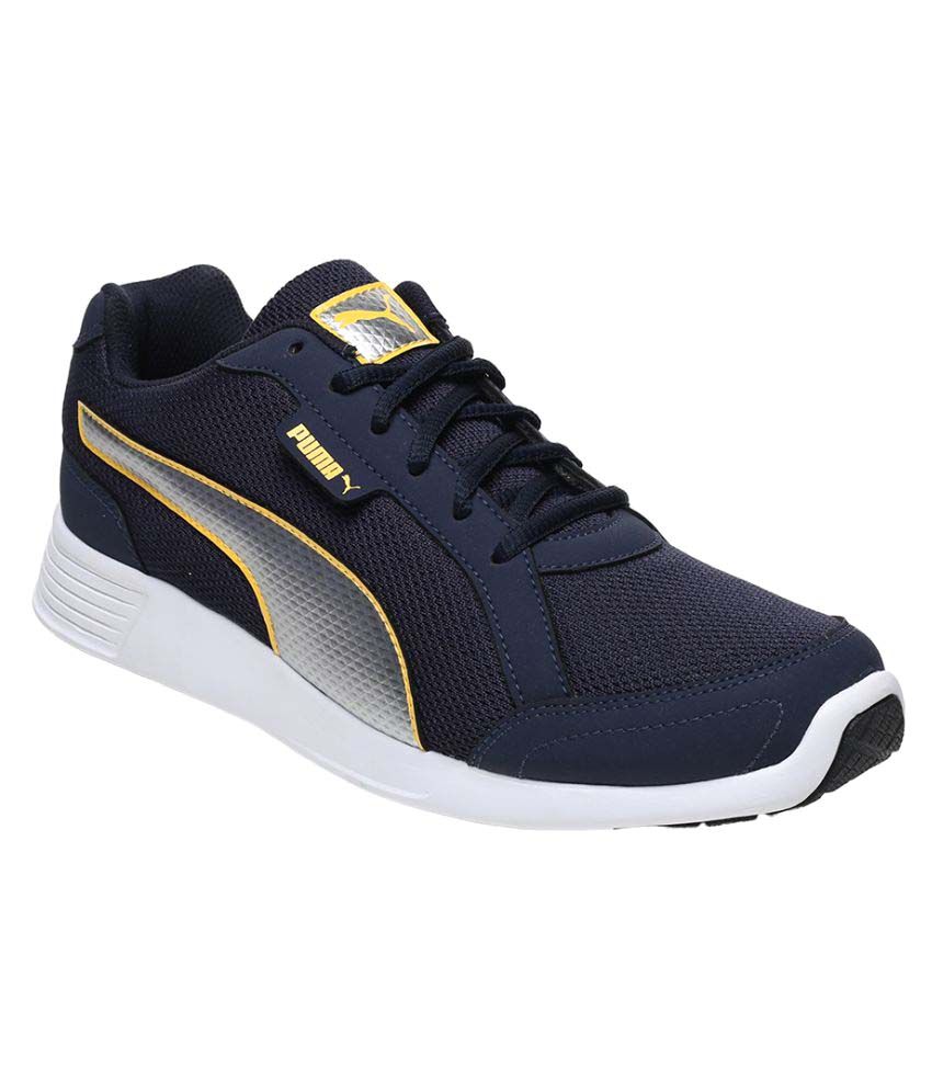 blue puma running shoes
