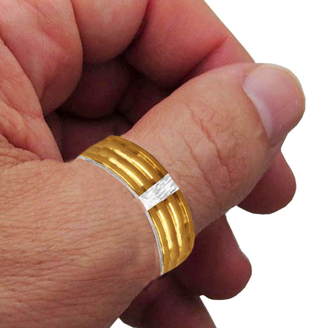 Mens Jewell Golden Alloy Ring Buy Mens Jewell Golden Alloy Ring Online