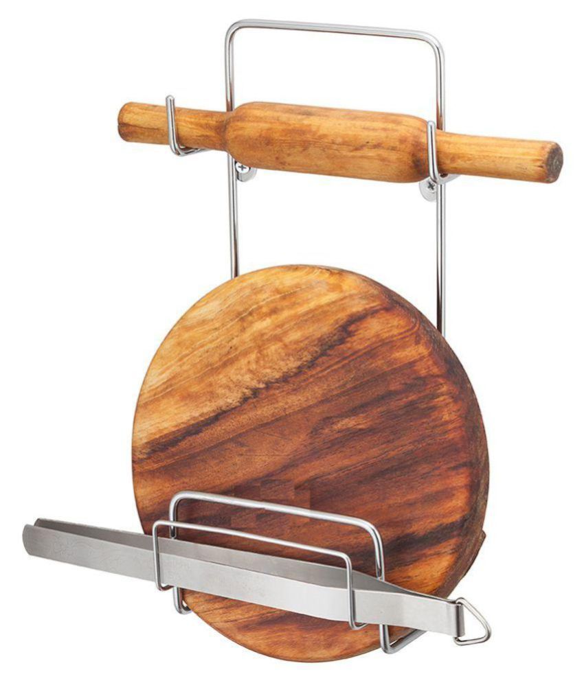Uprise Stainless Steel Rolling Pin Holder / Kitchen Rack / Kitchen
