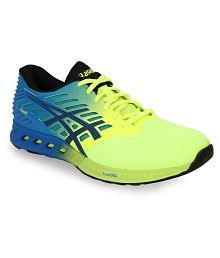 asics multicolor running shoes