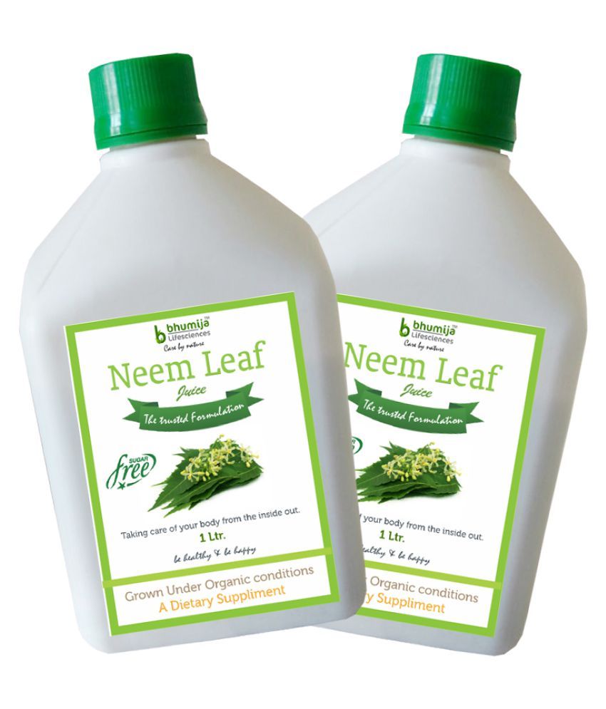 Bhumija Lifesciences Neem Juice Health Drink 2000 ml Pack of 2 Buy