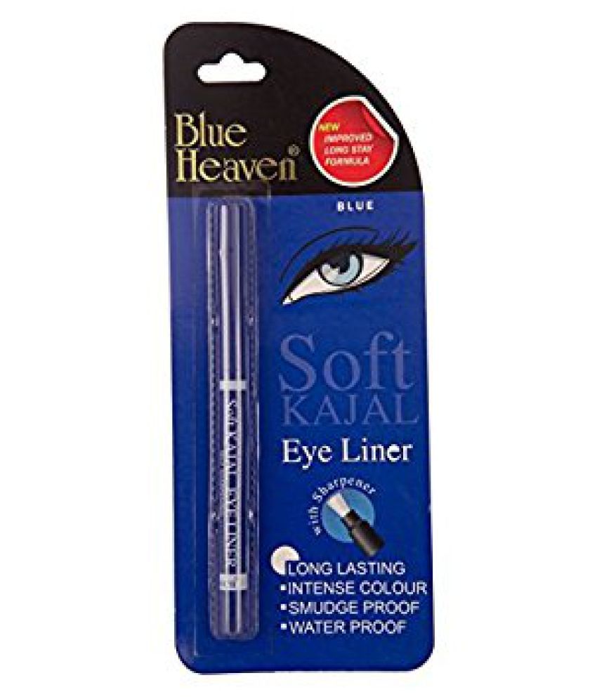 Blue Heaven Soft Kajal Pencil Eyeliner Blue 0.62 gm Pack of 2 Buy Blue