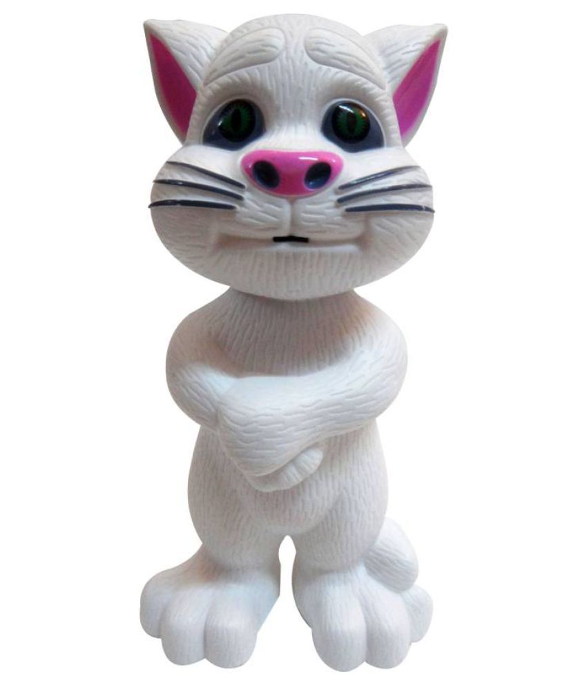 Mitrah Enterprises White Plastic Talking Tom Cat - Buy Mitrah ...