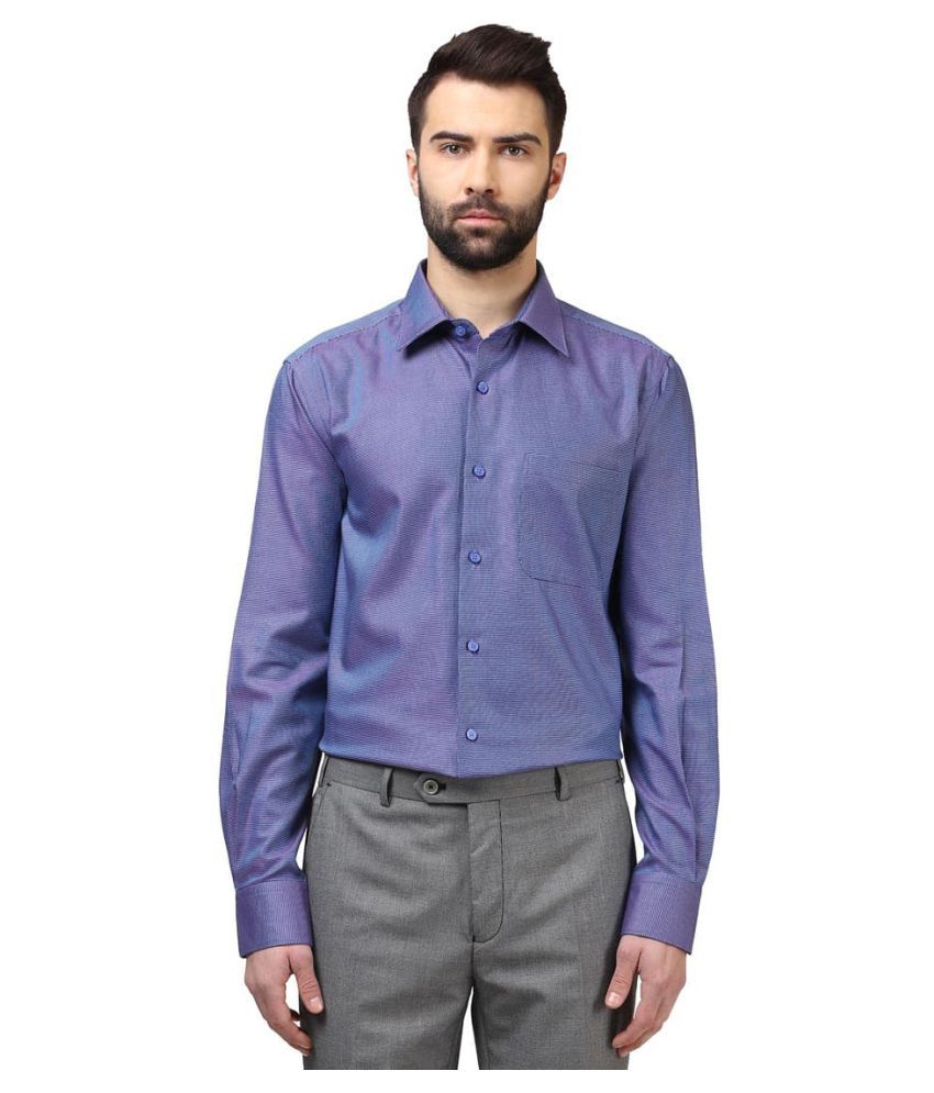 Raymond Purple Formal Slim Fit Shirt - Buy Raymond Purple Formal Slim ...