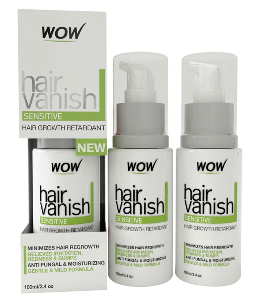 Wow Hair Vanish Sensitive (Pack of 3) - 300 ml 3 gm Minerals Softgel: Buy Wow  Hair Vanish Sensitive (Pack of 3) - 300 ml 3 gm Minerals Softgel at Best  Prices in India - Snapdeal