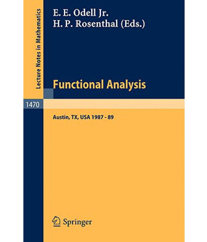 functional-analysis-proceedings-of-the-seminar-at-the-university-of
