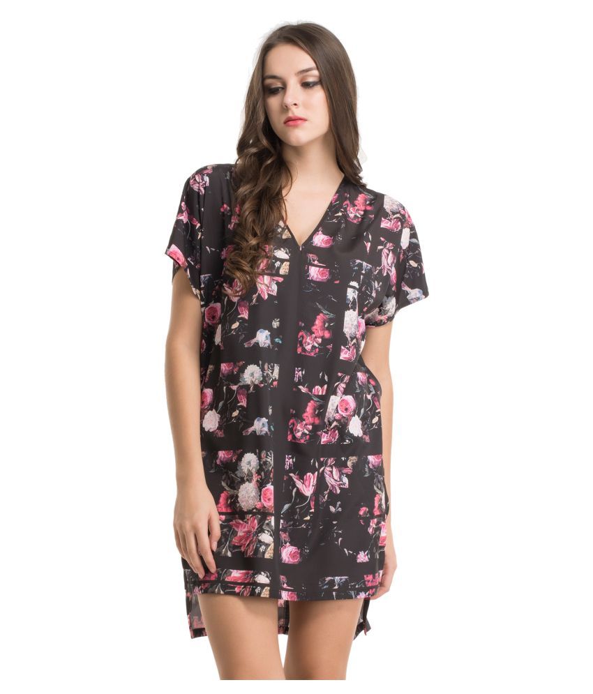 Kazo Polyester Asymmetric Dress - Buy Kazo Polyester Asymmetric Dress Online at Best Prices in 
