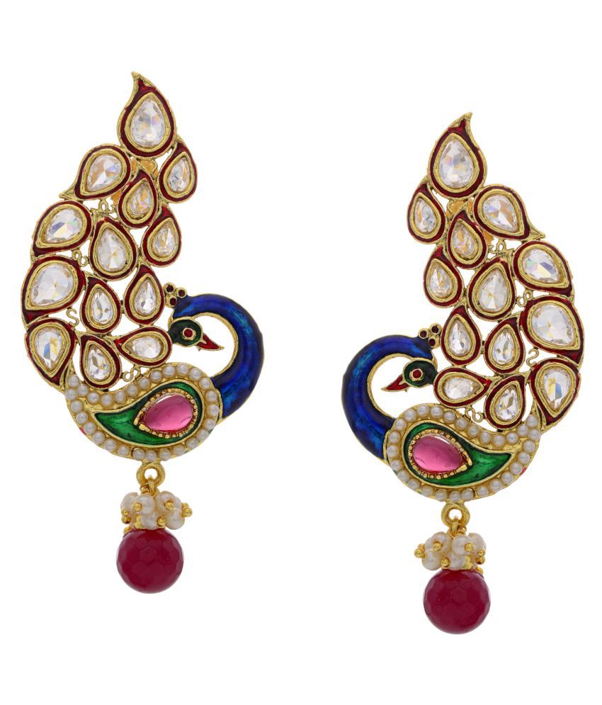 Hyderabad Jewels Multicolor Earrings - Buy Hyderabad Jewels Multicolor ...