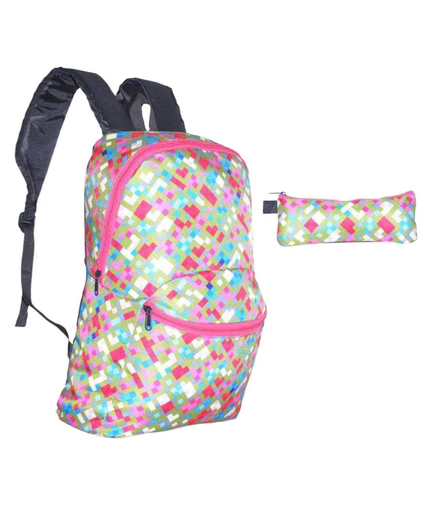     			Avon Bags Mixed Color Polyester Backpacks with UtilityPouch