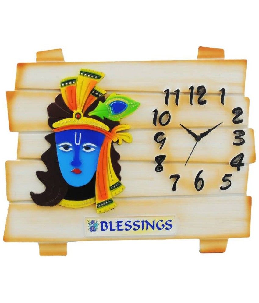 Ravishing Krishna Wall Clock Buy Ravishing Krishna Wall Clock at Best Price in India on Snapdeal