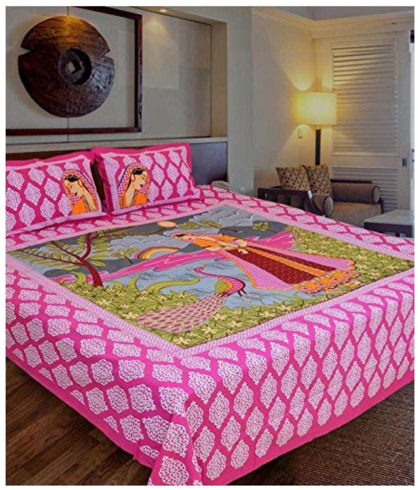 bed sheet double cotton