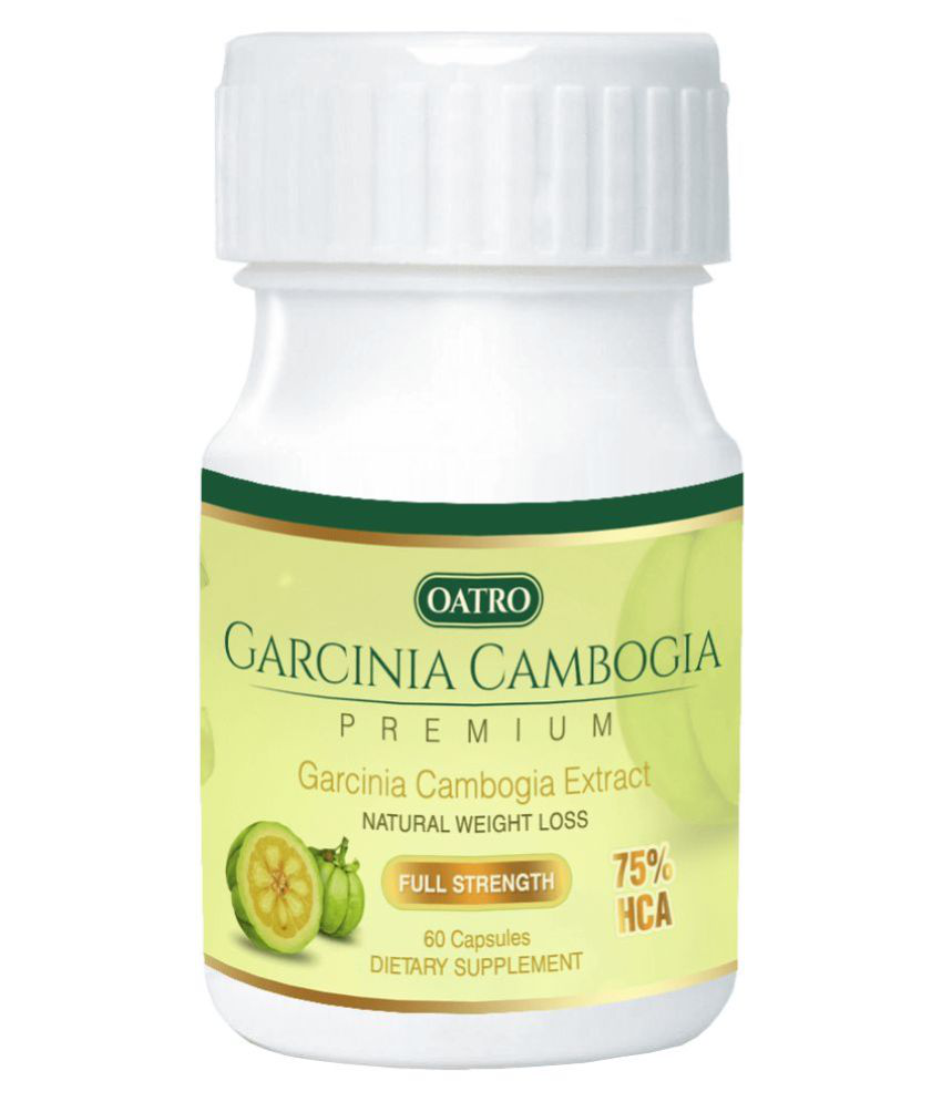 Oatro Garcinia Cambogia 75% HCA (500 mg) 60 no.s un flavoured Fat Burner Capsule