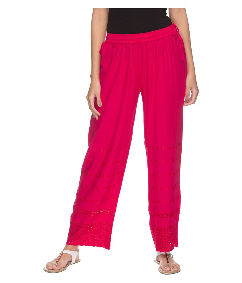 Buy Srishti by FBB Rayon Palazzos Online at Best Prices in India - Snapdeal
