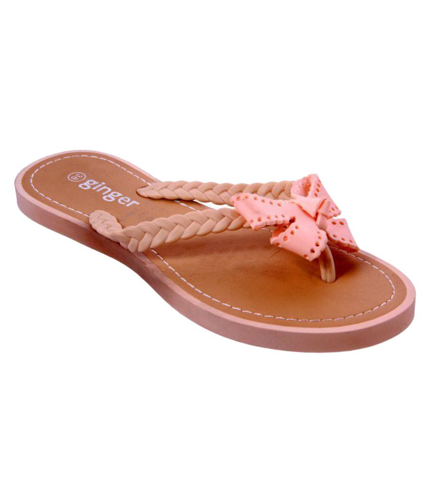 Ginger Pink Slippers Price in India 
