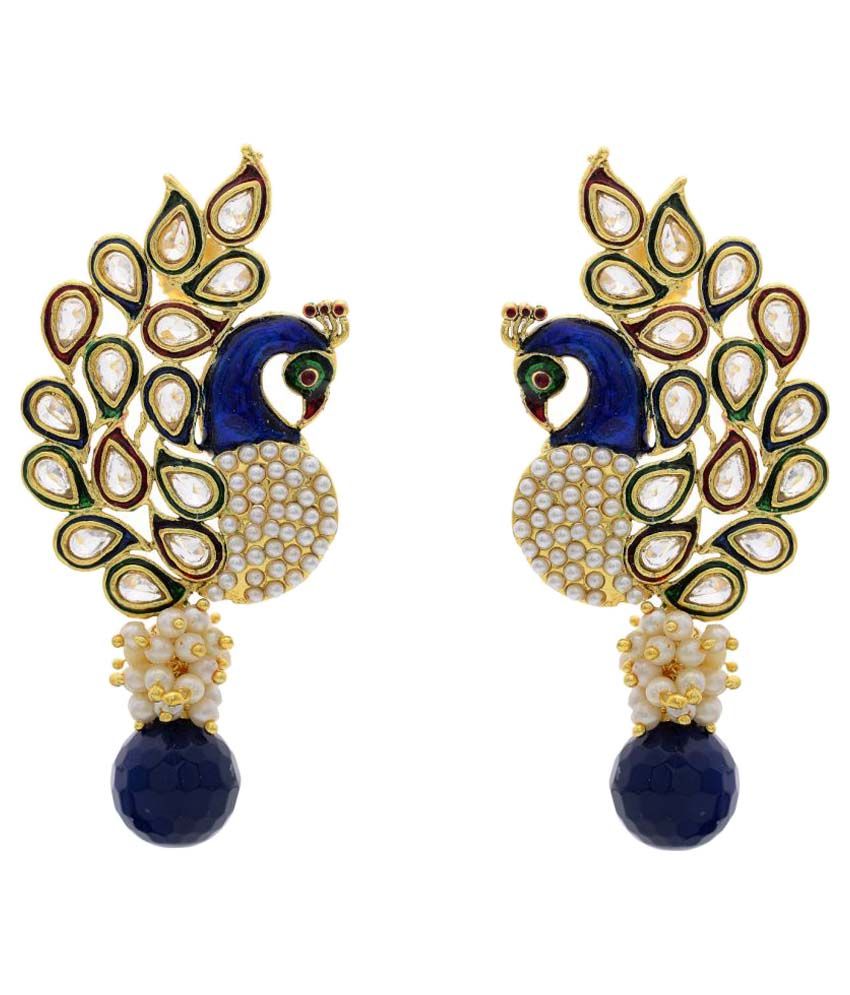 Hyderabad Jewels Multicolor Earrings Buy Hyderabad Jewels Multicolor