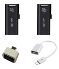 Sony Micro Vault USM-32GR 32GB USB 2.0 Utility Pendrive Black