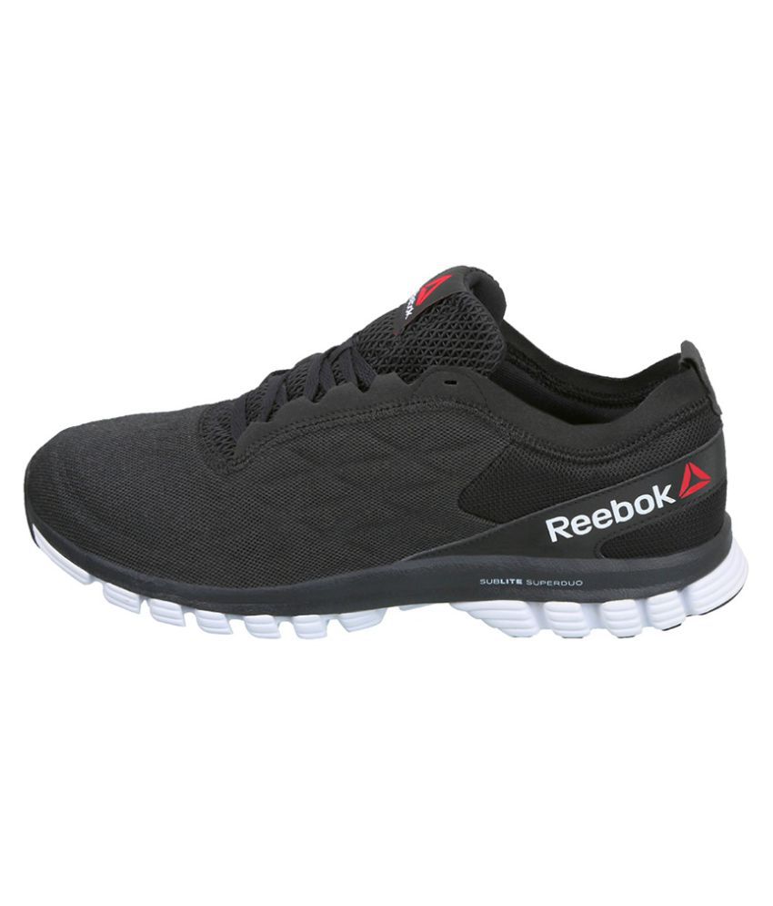 collar A certain salami Reebok SUBLITE SUPER DUO 3.0 Black Running Shoes - Buy Reebok SUBLITE SUPER  DUO 3.0 Black Running Shoes Online at Best Prices in India on Snapdeal