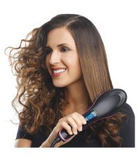 Mahekas Simple Straight Hair Straightener ( Black )