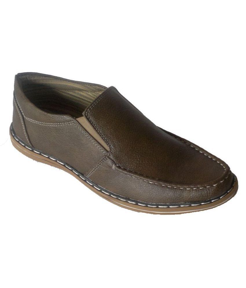 Lee Drive Lifestyle Brown Casual Shoes - Buy Lee Drive Lifestyle Brown ...