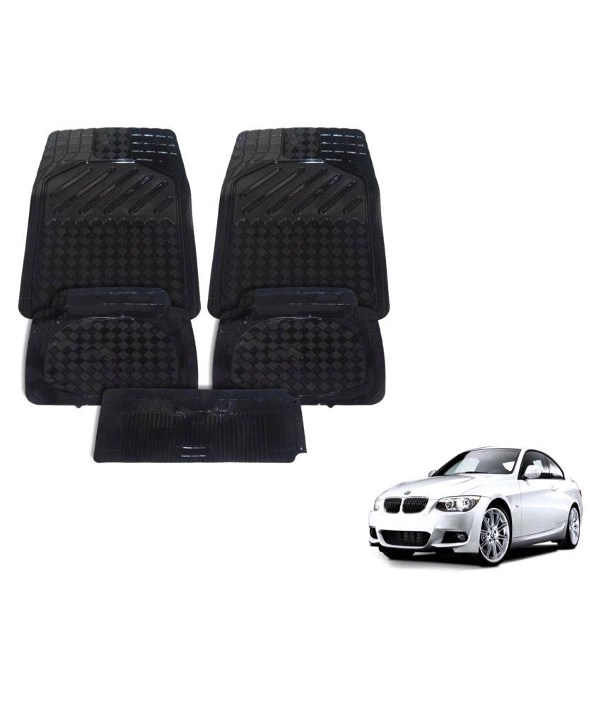 Auto Hub 2D Rubber Noodles Car Foot Mats Set of 5 Black Buy Auto Hub