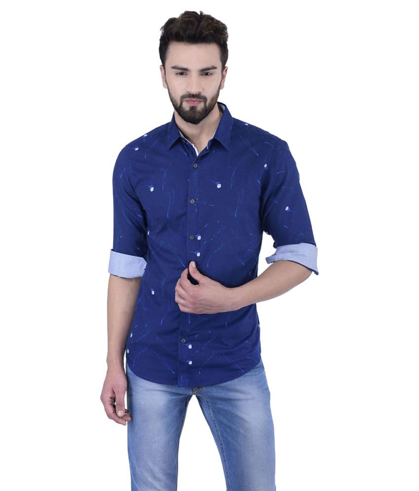 Blue Buddha Blue Casuals Slim Fit Shirt - Buy Blue Buddha Blue Casuals ...