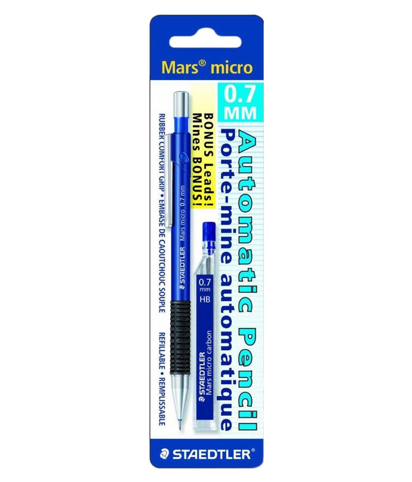 Staedtler Mars Micro 0 7mm Mechanical Pencil With 12 Lead Refills