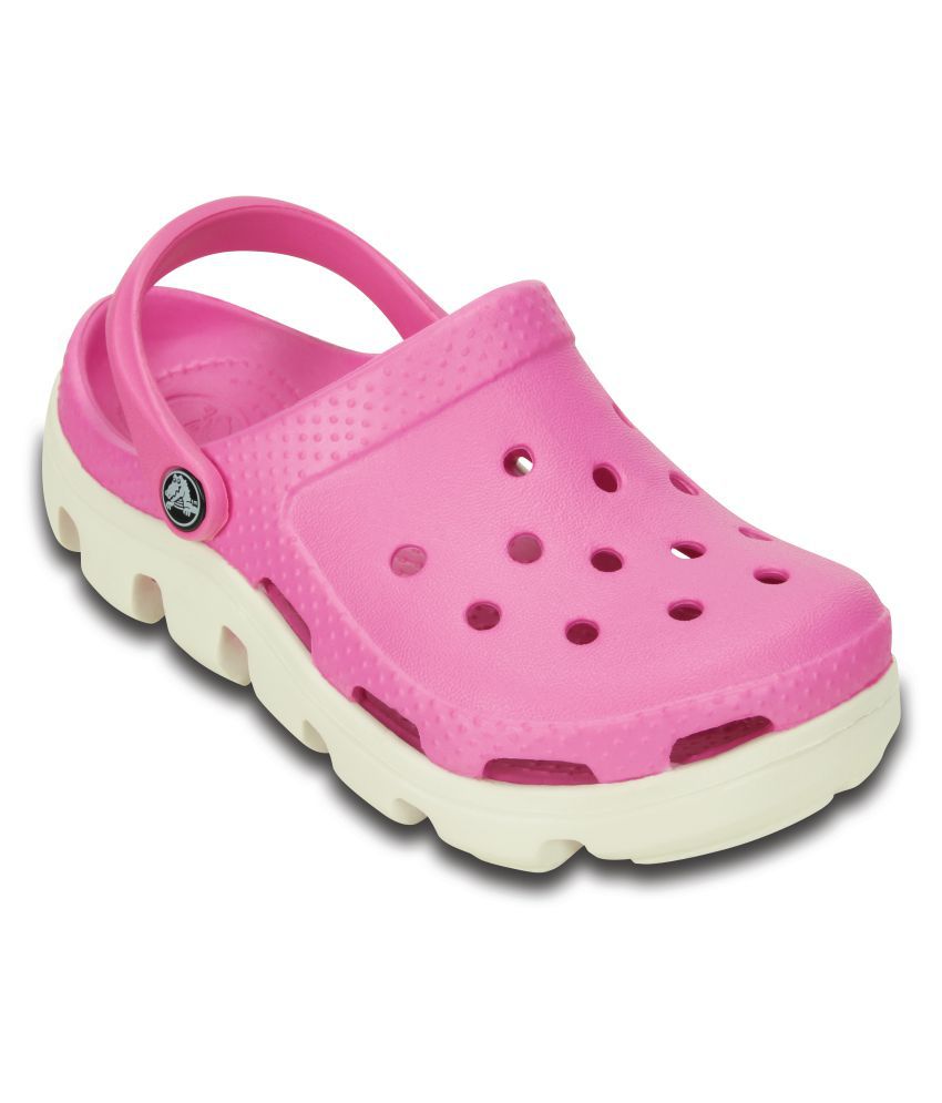 Crocs Pink Clogs For Kids Price in India- Buy Crocs Pink Clogs For Kids ...