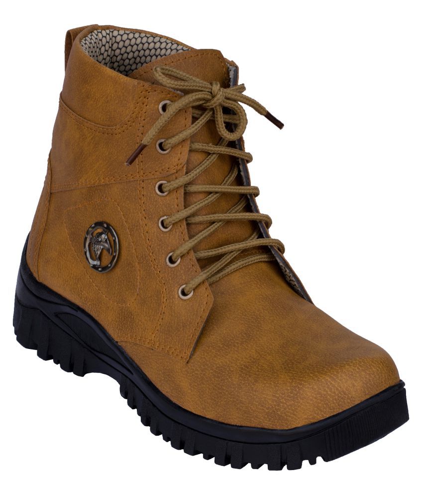 ladies tan hiking boots