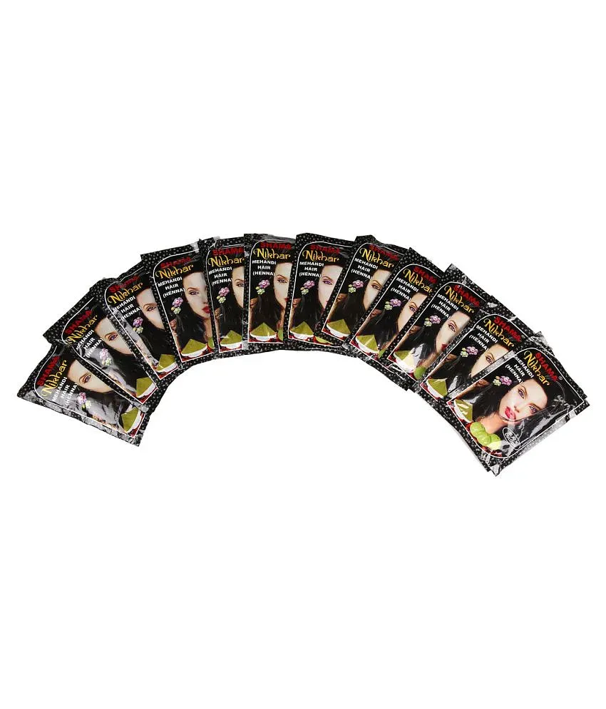 Shama Nikhar Pack of 12 Sachet Each 45g Natural Henna 500 gm: Buy Shama  Nikhar Pack of 12 Sachet Each 45g Natural Henna 500 gm at Best Prices in  India - Snapdeal