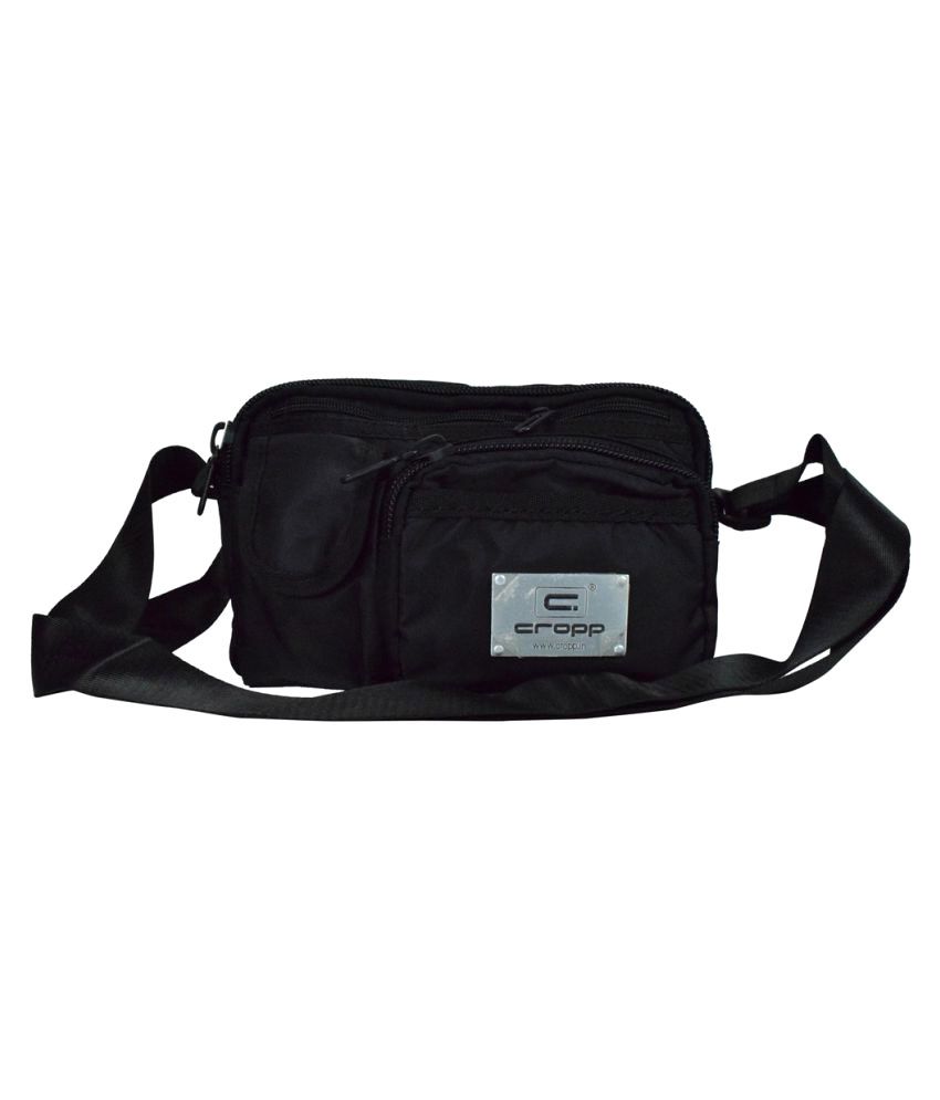 Cropp Black Nylon Sling Bag - Buy Cropp Black Nylon Sling Bag Online at ...