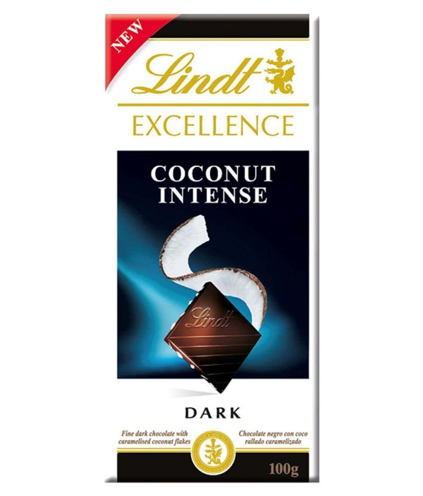 Lindt Excellence Coconut Intense Assorted Chocolates Chocolate Bar 100 gm Buy Lindt Excellence
