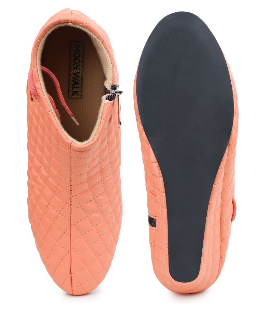 orange chelsea boots
