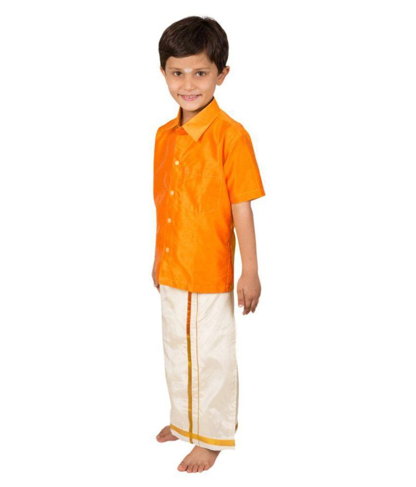 shirt and dhoti combinations