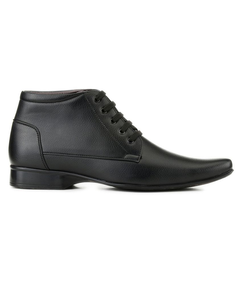 mactree black formal shoes