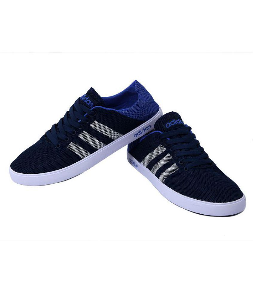 Adidas Lifestyle Blue Casual Shoes - Buy Adidas Lifestyle Blue Casual ...